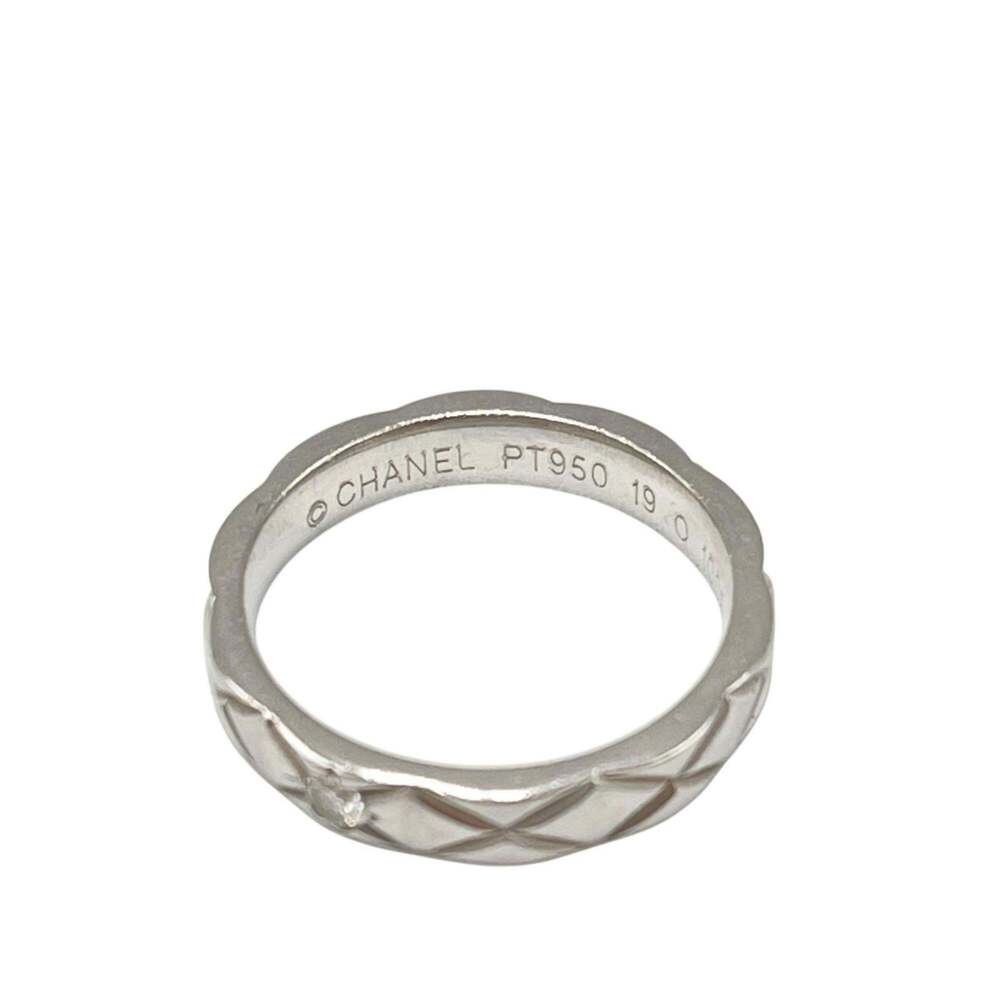 CHANEL Silver Diamond Ring #48 - Picture 6 of 9